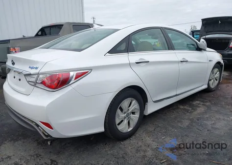 2015 Hyundai Sonata Hybrid z USA, uszkodzony, nr VIN KMHEC4A44FA135177